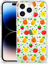 Telefoon Hoesje Apple iPhone 14 Pro Max Case met transparante rand Fruits