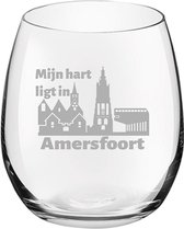 Gegraveerde Drinkglas 39cl Amersfoort