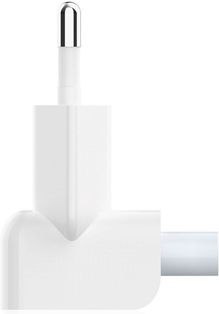 Macbook adapter EU stekker losse duckhead vervangbare plug voor Apple Macbook en iPad oplader - Afbeelding 2