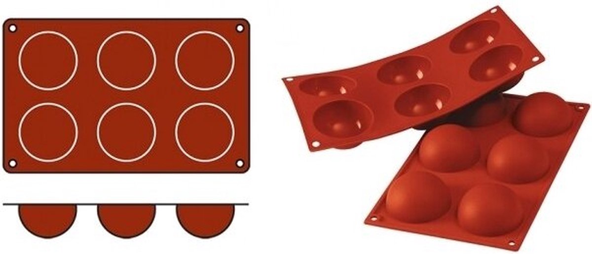 Bakmat Half-Sphere (Cap.06St.) - SiliconFlex 070056