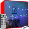 Ruhhy Sneeuwvlok en Sterren LED Lichtgordijn 138 LED - Multicolor en Magisch