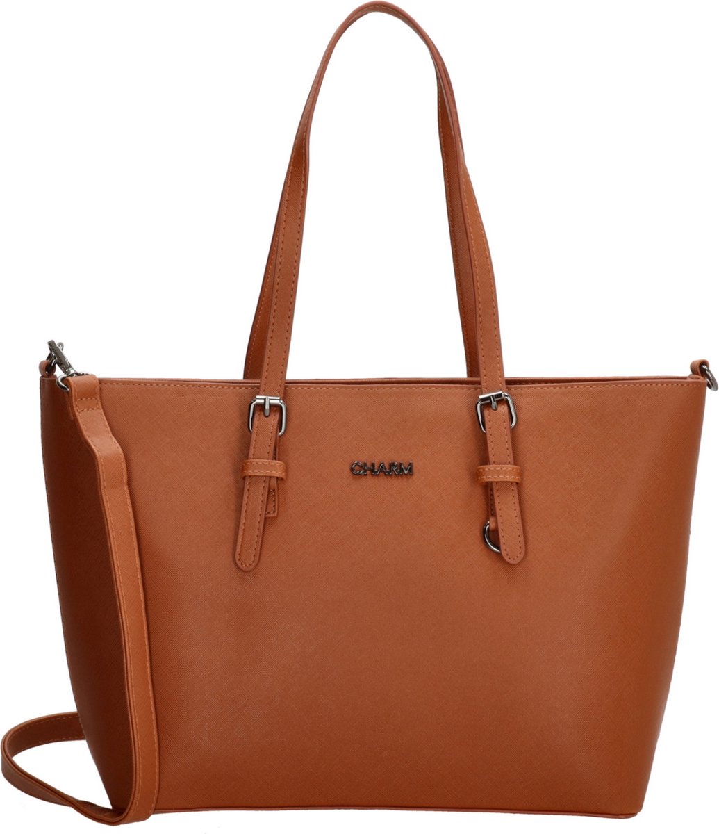 Charm London Birmingham Shopper - Cognac