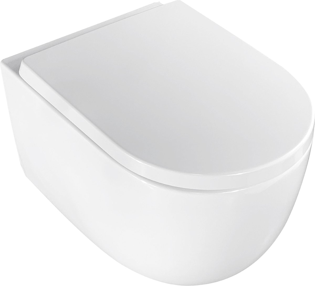 Mawialux hangend rimless toilet - softclose zitting - Glans wit - Washington
