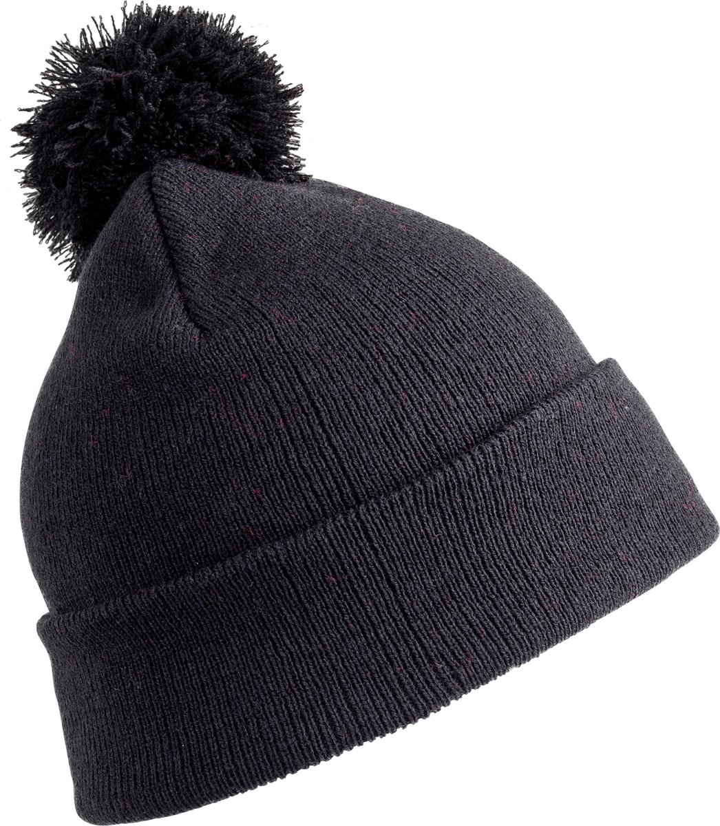 Result Junior Pom Pom Beanie RC028J - Black - One size