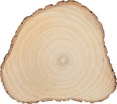 J-Line boomschors Onregelmatig Paulownia - schors - hout - naturel - large