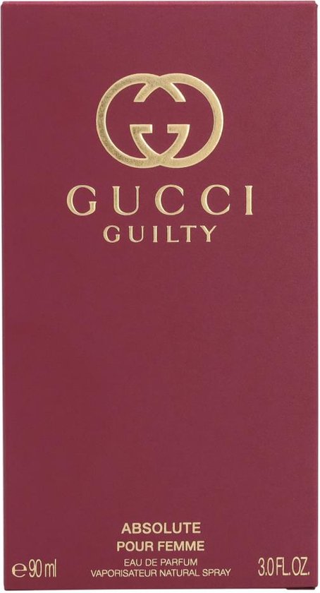 medeleerling vraag naar gelijktijdig Gucci Guilty Absolute Pour Femme Eau de Parfum Spray 90 ml | bol.com