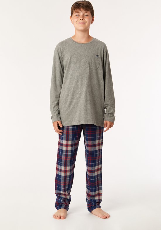 Pyjama garcon Woody carreaux gris 222 2 MWB Z 121 taille 164 bol