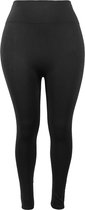 Legging Thermo Femme - Taille Haute - Zwart - Taille M/L