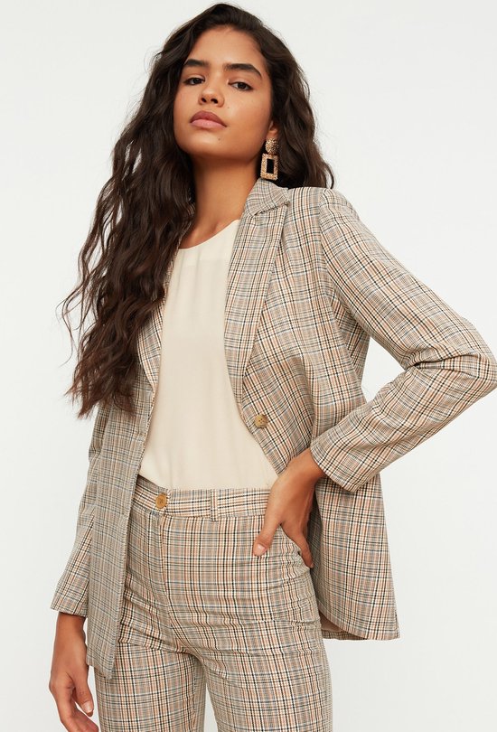 Pieces Blazer met reverskraag, model 'Bossy' in antraciet online kopen | P&C Pieces Blazer met reverskraag, model 'Bossy' in antraciet online kopen | P&C