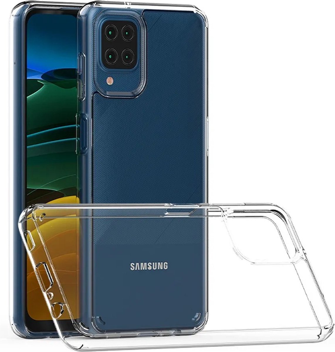 High Quality Siliconen Back Cover hoesje Samsung Galaxy A42 - 2 mm - Transparant