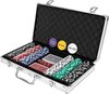 Afbeelding van het spelletje T.R. Goods - Luxe Poker Set Texas Strong 300 Pokerfiches poker set in Aluminium koffer - Poker Koffer - Poker Set