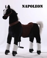 My Pony Napoleon, zwart met witte bles en hoef, voor kinderen van 4-9 jaar