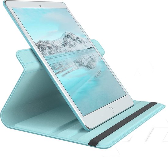 Housse bleue Apple iPad 10,9 pouces 2022 4G/5G rotative 360 degres - Etui  bleu coque protection iPad 10eme generation - Accessoires pochette iPad 10