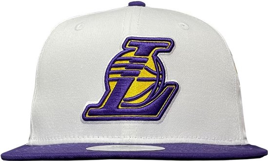 New Era 9FIFTY Stretch-Snap Cap All Over Patches Los Angeles Lakers white