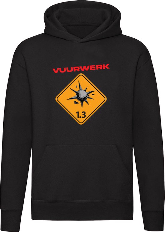 Vuurwerk Hoodie | Oudjaar | Oud en Nieuw |Oudjaarsdag | Trui | Unisex | Capuchon