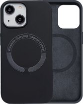 Magnetische Hoesje Geschikt Voor iPhone 14 Plus - Draadloos Opladen - Zwart