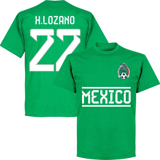 Mexico H. Lozano 22 Team T-Shirt - Groen - Kinderen - 98