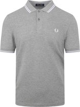 Fred Perry - Polo M3600 Licht Grijs - Slim-fit - Heren Poloshirt Maat S
