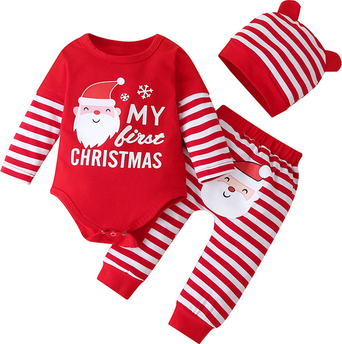 Kerstpakje Baby Kerst Kleding kind Maat 74 Jongen en Meisje Kerstcadeau My. bol