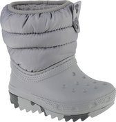 Crocs Classic Neo Puff Boot Toddler 207683-007, voor een jongen, Grijs, Sneeuw laarzen,Laarzen, maat: 23/24