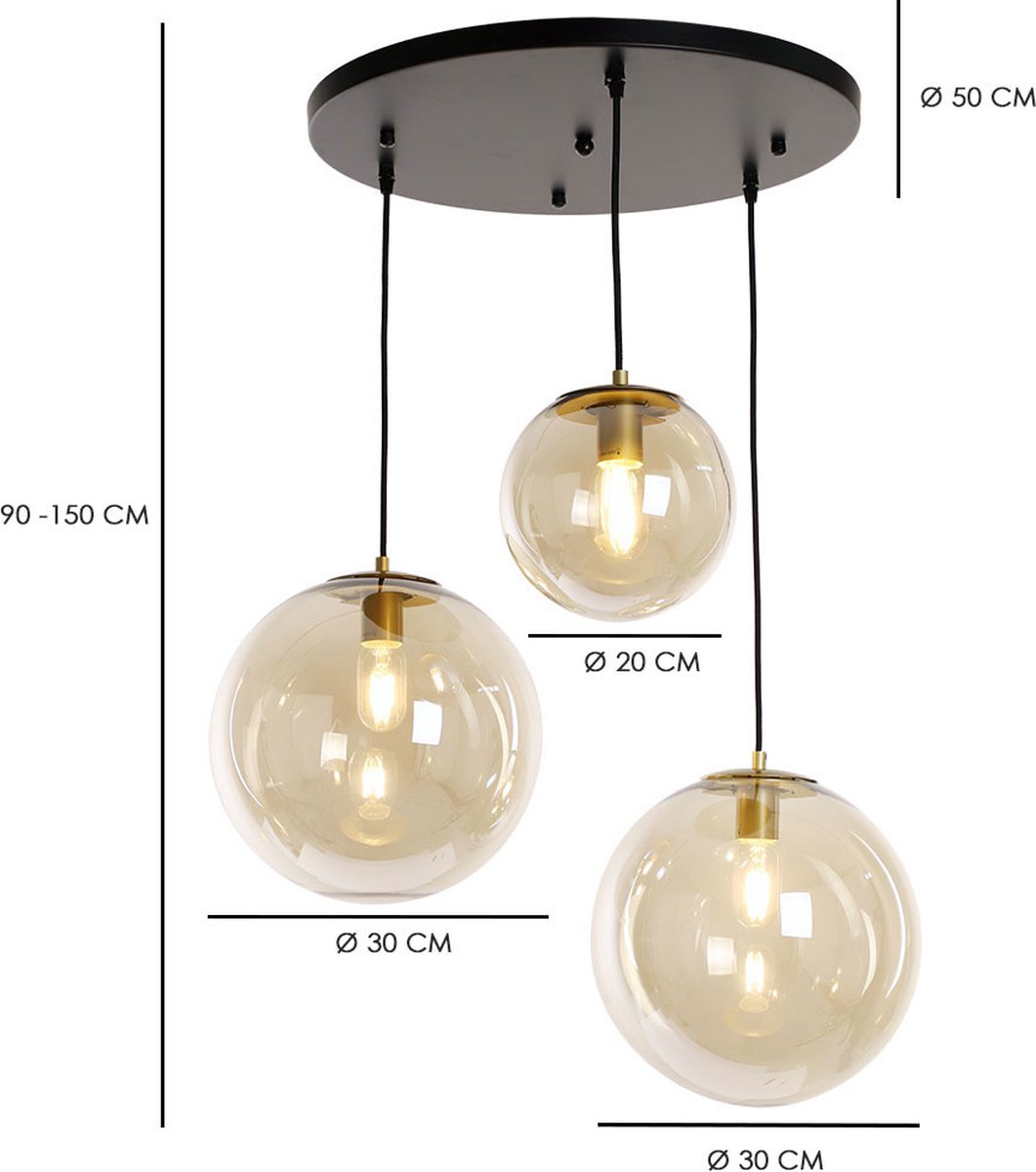 Vintage industriële hanglamp met holofaan schaduw Vintage industriële hanglamp met holofaan schaduw