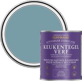 Peinture pour carrelage de cuisine Blauw Rust-Oleum brillant satiné - Océan Pacifique 750 ml