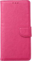 Multimedia & Accessoires PU Lederen Wallet Book Case Hoesje geschikt voor Apple iPhone 14 Pro Max – Roze - Portemonnee – Met Stand – Kaarthouder – Pasjes Houder – Magneet Sluiting – Bookcase