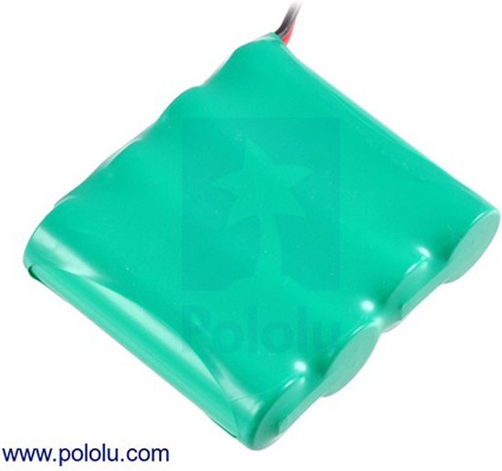 Foto: Rechargeable nimh battery pack 4 8v 2200mah 4x1aa cells jr connector pololu 2221