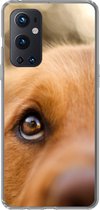 Geschikt voor OnePlus 9 Pro hoesje - De twinkeling in het oog van de Golden Retriever - Siliconen Telefoonhoesje
