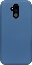 ADEL Premium Siliconen Back Cover Softcase Hoesje Geschikt voor Huawei Mate 20 Lite - Blauw