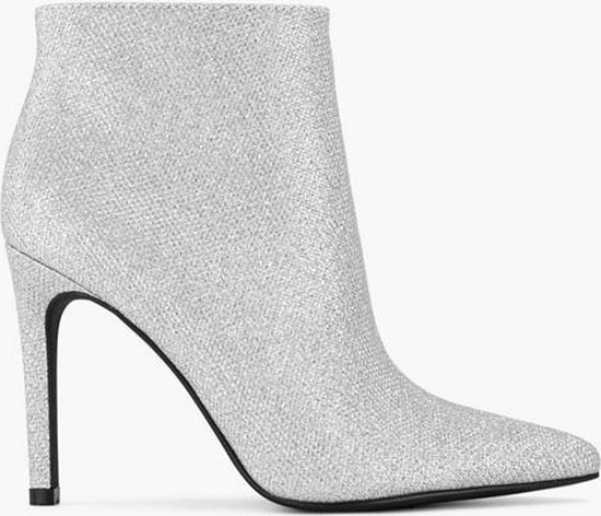 Bottines paillettes argentées hot sale