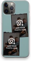 Gepersonaliseerd - Case Company® - Hoesje geschikt voor iPhone 12 Pro Max hoesje - Polaroid Zwart - Soft Cover Telefoonhoesje - Bescherming aan alle Kanten en Schermrand
