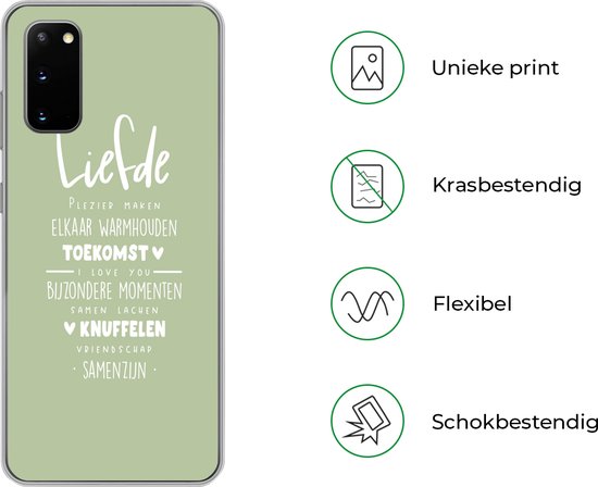 Coque Samsung Galaxy S20 - Mariée - Citations - Mariage - Siliconen