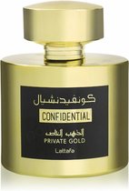 Lattafa - Confidential private gold eau de parfum 100ml