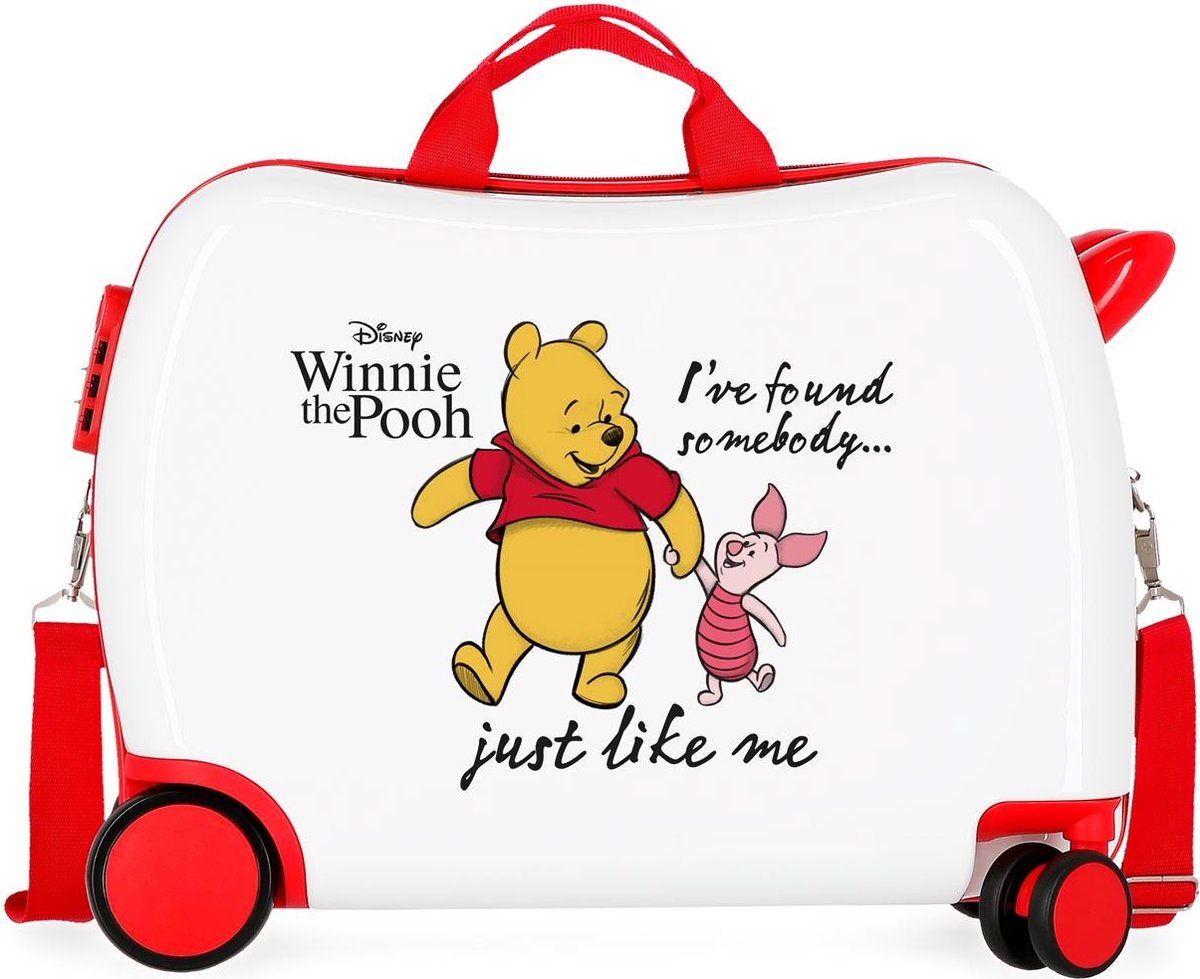 Disney Winnie the Pooh kinderkoffer rol zit