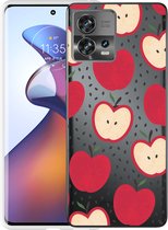 Cazy Hoesje geschikt voor Motorola Edge 30 Fusion - Appels