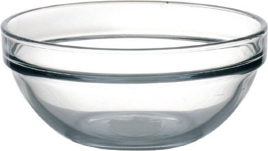 10x Glazen schaaltje/kommetje 10 cm - Snacks/toetjes serveren - Schaaltjes/ kommetjes... | bol.com