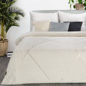 Oneiro’s Luxe Plaid GINKO Type 3 gebroken wit - 150 x 200 cm - wonen - interieur - slaapkamer - deken – cosy – fleece - sprei