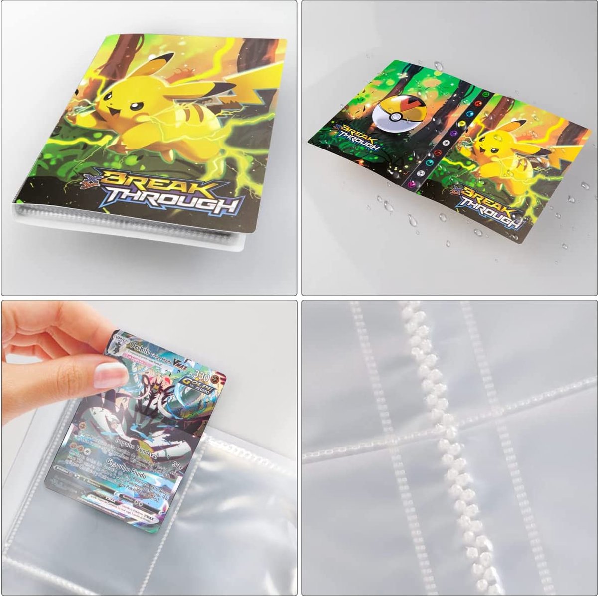 classeur carte pokemon, Porte Carte Pokemon pochette carte pokemon album  pokemon 360 Cartes, Livre Pokemon, Album… 