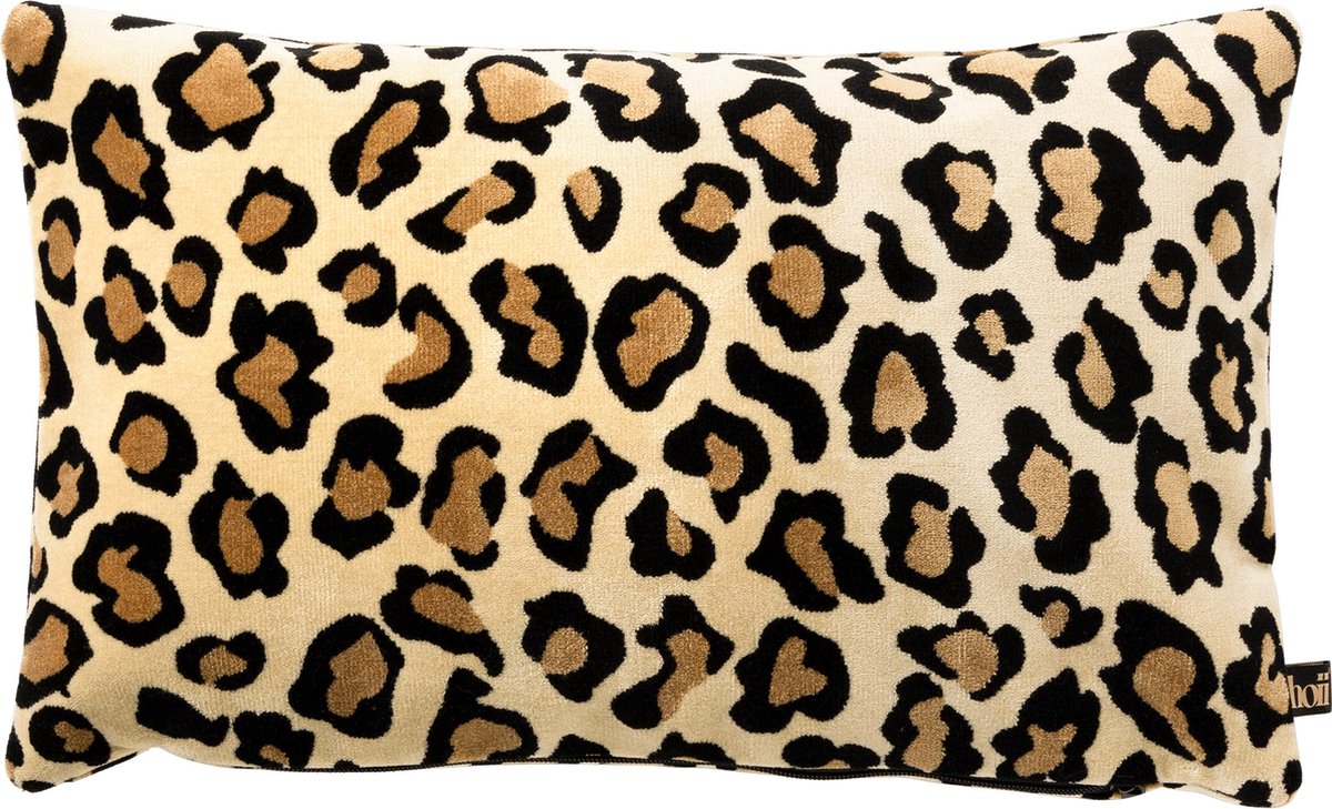 Hoii EVITA | sierkussen 30x50 cm | Pumice Stone | beige | dierenprint | Hoii | met duurzame kussenvulling Lichtbeige