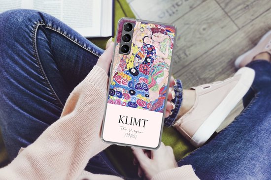 Coque Samsung Galaxy S21 - Peinture - Art Nouveau - Gustav Klimt - Siliconen - Sinterklaas - Noël - Cadeaux - Chaussures Cadeaux