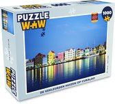 Puzzel Curaçao - Huizen - Skyline - Legpuzzel - Puzzel 1000 stukjes volwassenen