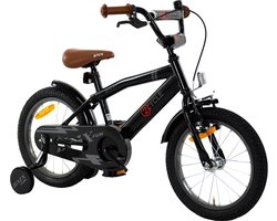 2Cycle BMX-Fun - Kinderfiets - 16 inch - Zwart - Jongensfiets -16 inch fiets