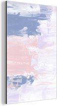 Décoration murale Métal - Aluminium Peinture Industriel - Pastel - Design - Peinture - 60x90 cm - Dibond - Photo sur aluminium - Décoration murale industrielle - Pour le salon/chambre