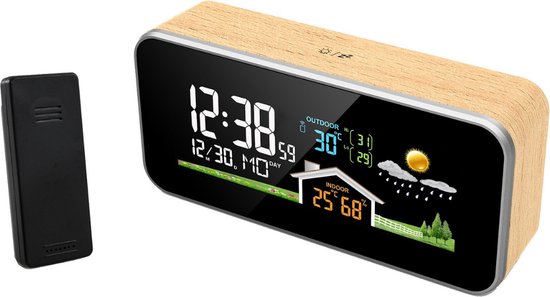 thumbnail: Ambient Weather WS-10-X4 Draadloze Thermo-hygrometer - Met 4 Externe Sensoren, Binnen/buiten