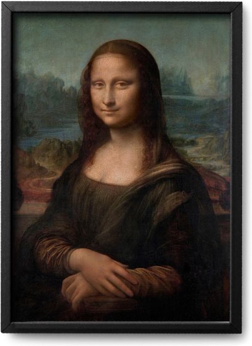 Poster Leonardo Da Vinci – A2 - 42 x 59,4 cm - Exclusief lijst