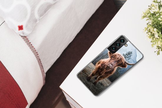 Coque Samsung Galaxy S22 Plus - Highlander écossais - Berg - Animal - Siliconen