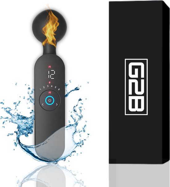 G2B® Premium Magic Wand Vibrator - Luxe Clitoris Stimulator - Vibrators voor Vrouwen & Koppels - Draadloos - Smart Heating - Waterproof - Fluisterstil & Discreet - Clitoris Zuiger - USB Oplaadbaar - Sex Toys Couples - Personal Massager