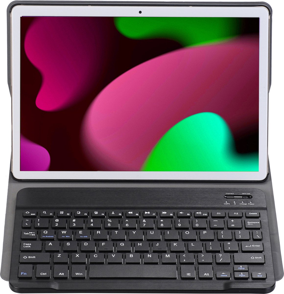 Hoesje - Geschikt voor Apple iPad 9 (2021) - 10.2 inch - 9e Generatie - Keyboard Book Cover - Toetsenbord Case - Hoes - Rosé goud — cadeau in Telefoon & Tablet - foto 3