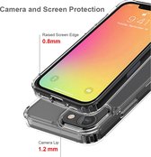 Mobigear Hoesje geschikt voor Apple iPhone 13 Pro Telefoonhoesje Hardcase | Mobigear Crystal Backcover | iPhone 13 Pro Case | Back Cover - Transparant / Turquoise